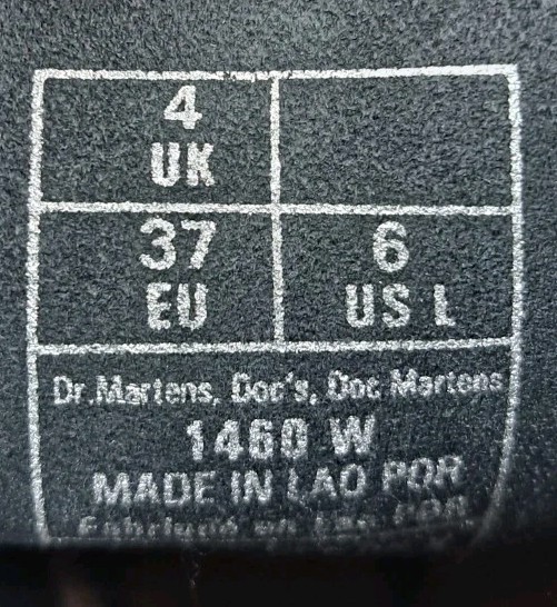 Dr. Doc Martens 1460 Combat Boots Black Patent Leather Women's Size 6 NEW thumbnail 8