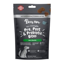 Zesty Paws 60ct Probiotic Bites, Chicken/Veggies Vet Strength