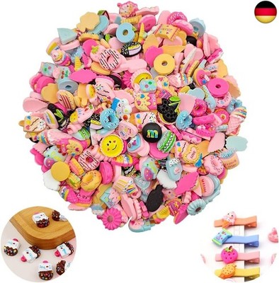 200 Stücke Super Niedlich Slime Charms, Cute Slime Charms Mixed Set, 