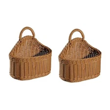 2 Pcs Hanging Storage Baskets, Potato Garlic Onion Pantry Storage Baskets, 