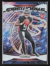 2024 Panini Prizm #16 Michael Penix Jr. Fireworks