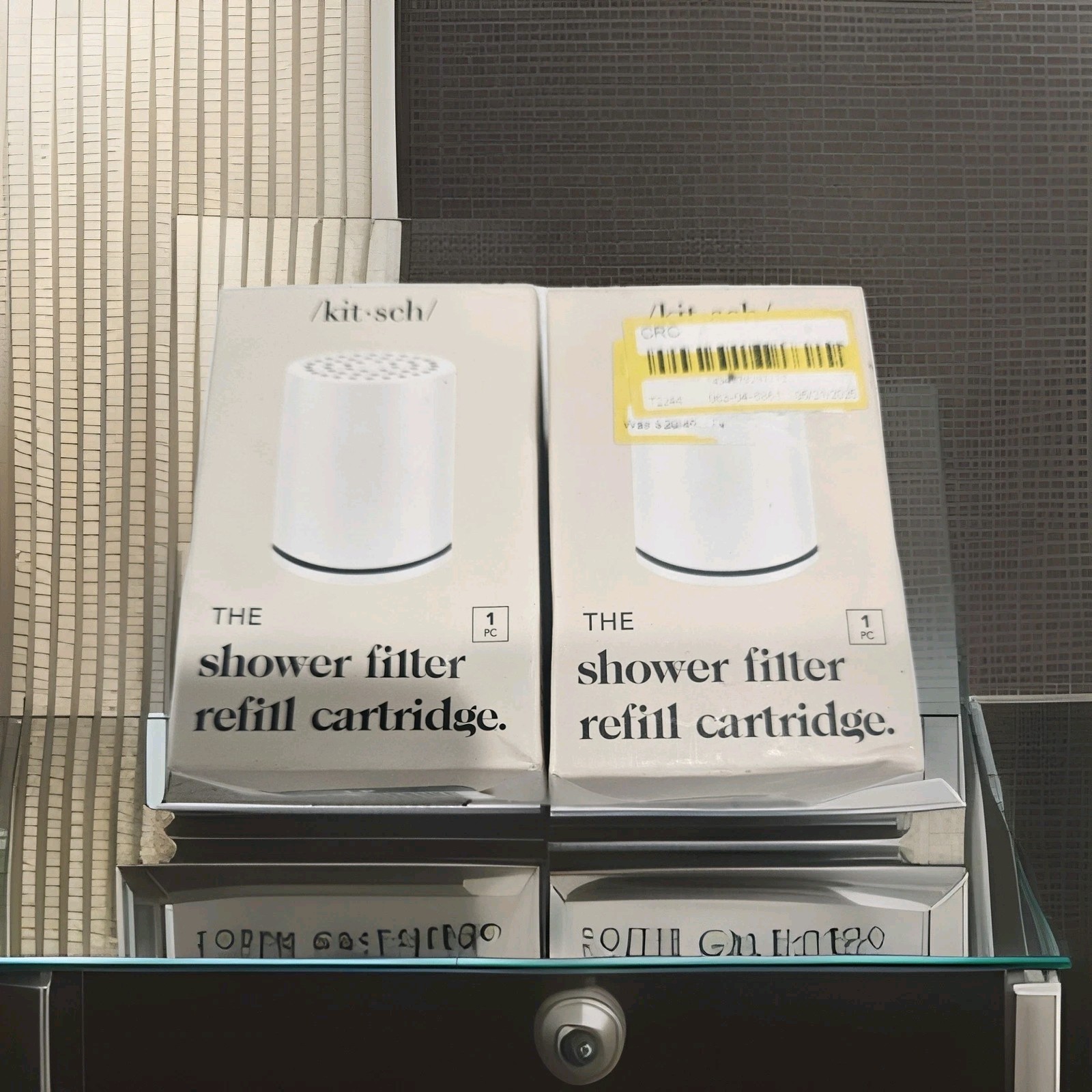 Lot of 2 Kitsch The Shower Filter Refill Cartridge Replacement Water Filters NEW