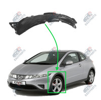 Radlauf StoßStange Locaro Vorne Links FüR Honda Civic 3-5P Ab 2006