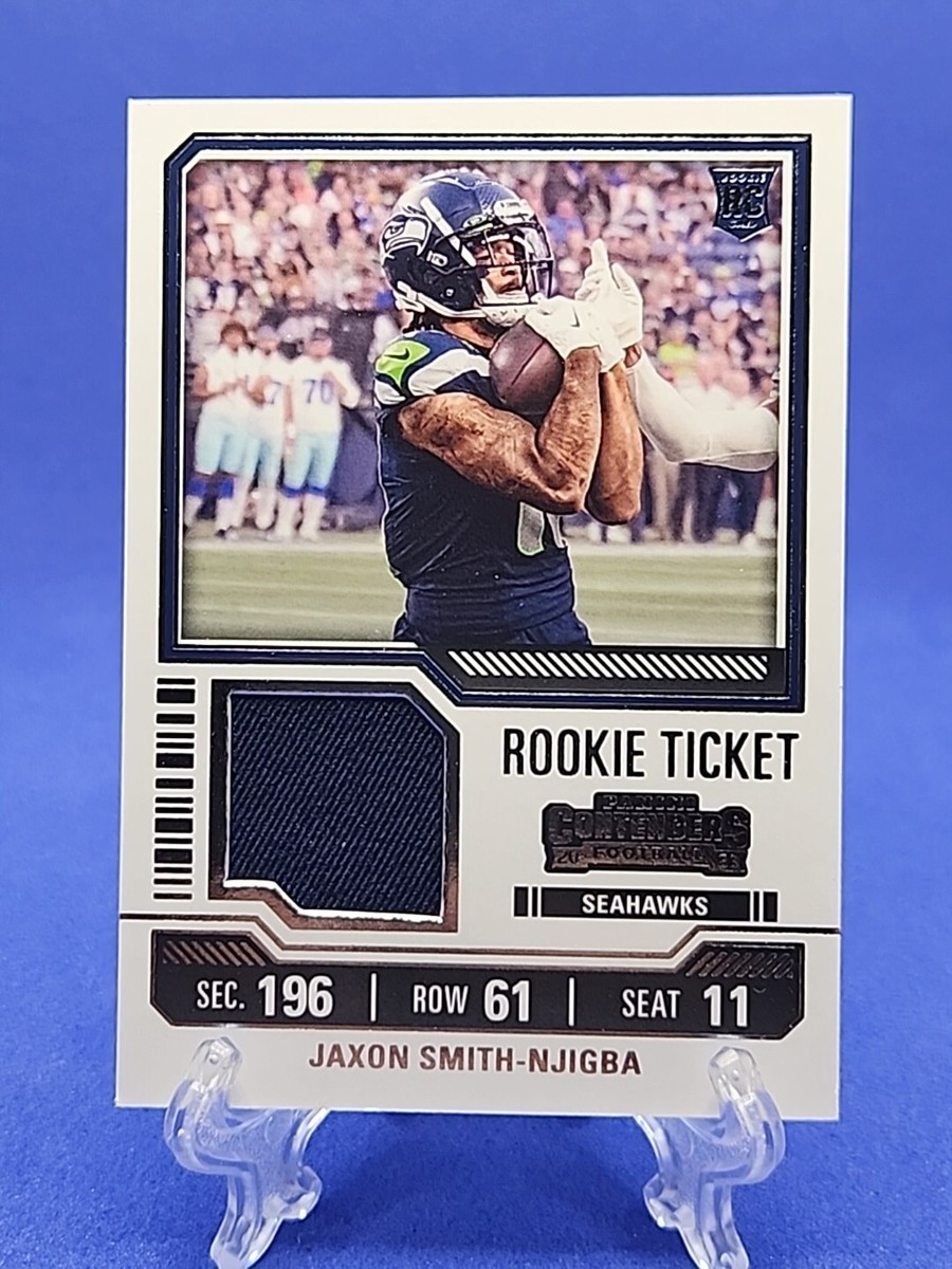 2023 Panini Contenders Jaxon Smith-Njigba RC Rookie Ticket Patch