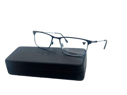 NEW KIDS FLEXON NIKE 4640 074 Gunmetal & Photo Blue Eyeglasses