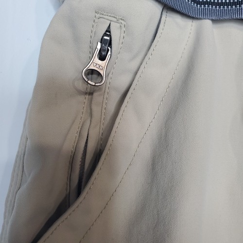 Duluth Trading Co Mens Dry on the Fly Beige Khaki Belted Shorts SZ 2XL Pockets - Picture 6 of 15