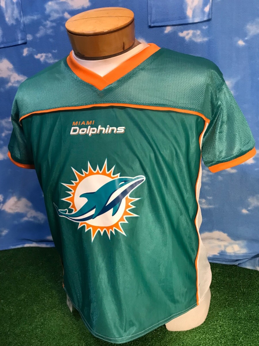 Miami Dolphins jersey reversible Flag Football Youth XL Aqua C42
