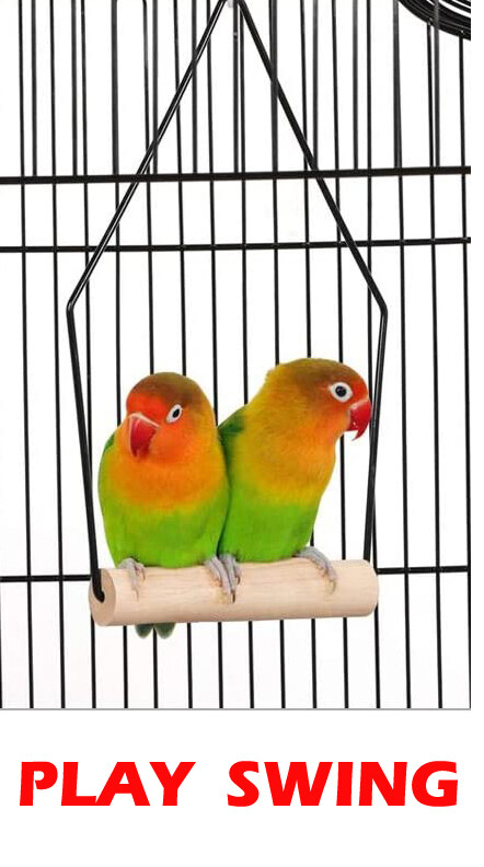 26" Round Dome Top Bird Finch Canary Cockatiel Parakeet LoveBird Hook Cage  