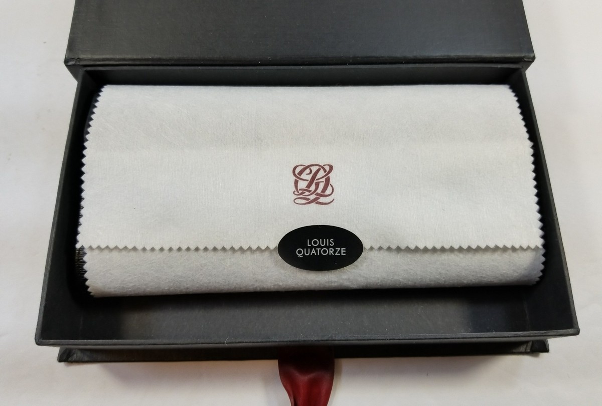 Louis Quatorze Women's Wallet Black Leather Purse | eBay