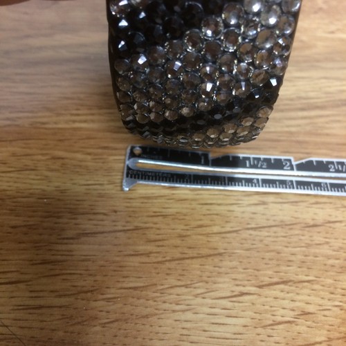 Bracelet bracelet 2 tons cristaux noirs/gris bijoux Sassy South 28,00 $ - Photo 7/9