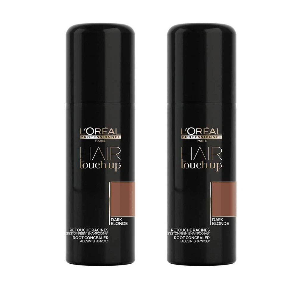 L'ORÉAL PROFESSIONNEL Loreal Professionnel Hair Touch Up Dunkelblond 2x 75ml aus DE, kein Import