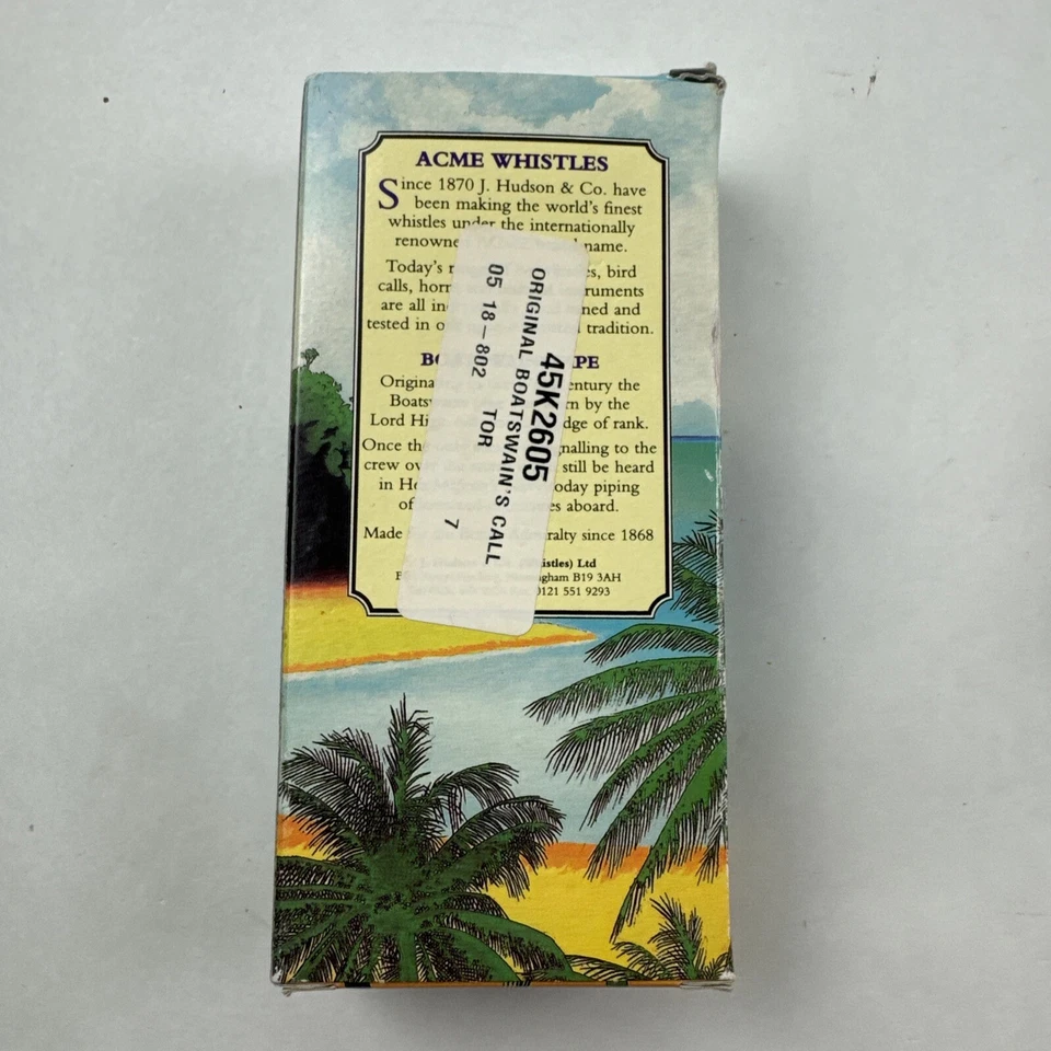 Acme Boatswain Bosuns Pipe Silver Whistle Made In England - Image 2 of 4