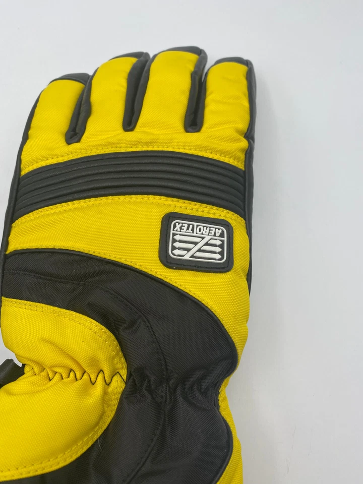 Guantes de moto de nieve Choko Thinsulate negros y amarillos Aerotex medianos Foto 3 de 4