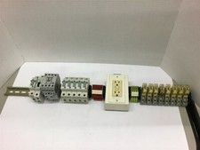 Allen Bradley 700-CF400 Contactor 1492-JG4 Terminal Block &Contact 26" DIN Rail