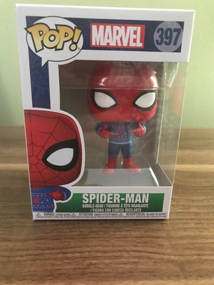 Funko POP Marvel IN STOCK Holiday: Ugly Sweater Spider-Man #397