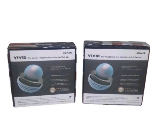 New 2 Pak of 2020 Volvik USA Pack Golf Balls 6 Balls Rainbow + Putter Cover - Picture 5 of 6