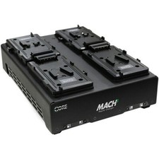 Core SWX Mach4 4-Position Charger with 4A Rapid Charge V-Mount MACH-Q4S