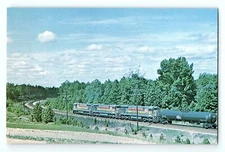 Family Lines System Coast Line Railroad Locomotive 7021 7023 7020 VA Postcard