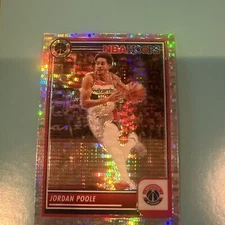 2023-24 Panini Hoops Premium Stock #277 Jordan Poole PULSAR PRIZM