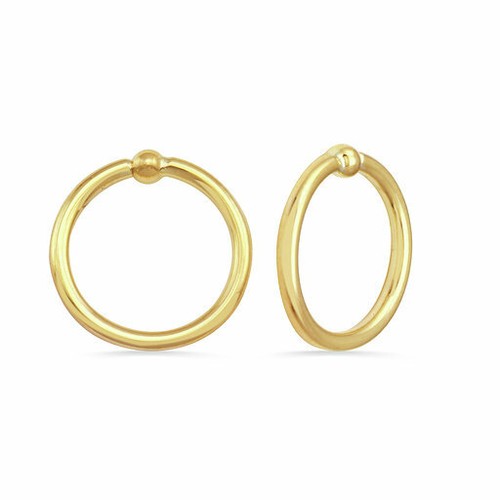 Anillo de cuentas cautivas de oro macizo de 14 K de 2 mm hélice Daith lóbulo de caracola Tragus joyería corporal - Imagen 4 de 6