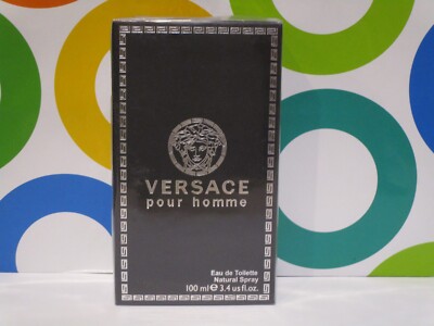 VERSACE ~ VERSACE POUR HOMME EAU DE TOILETTE SPRAY ~ 3.4 OZ