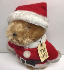 Paddington Santa Bear Eden Vintage Toys 14 Inch Orig Tags 1975 Great Xmas Gift