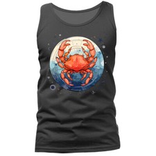 Cancer Zodiac Sign Horoscope Astrological Graphic Tank Top