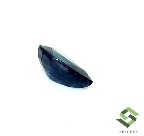 8x6 mm Certified Natural Blue Sapphire Pear Cut 1.23 CTS Faceted Loose Gemstone - Picture 8 of 8