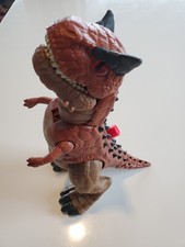 Mattel Jurassic World Carnotaurus Lunging Dinosaur Action Figure 2018 8" CHOMP