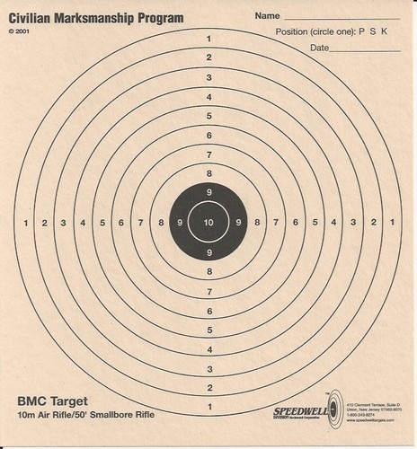 bmc 10m air rifle 50 smallbore rifle target 6 1 2 x 7 1 1 4 black 100 ebay