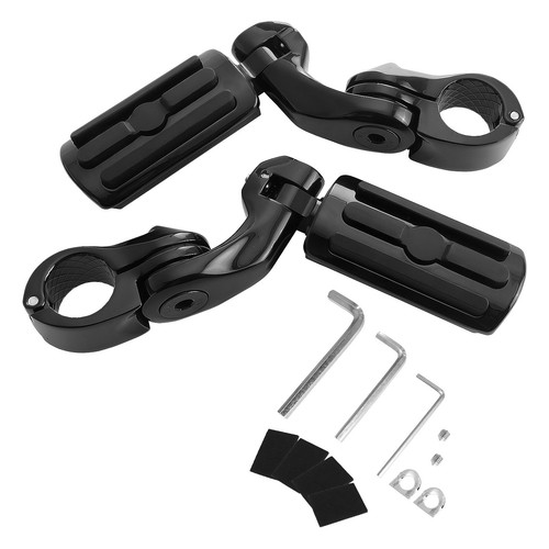 1.25"Angled Adjustable Short Highway Pegs Set For Street Glide FLHX Deluxe FLDE - Bild 6 von 11