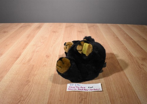 A&A Fancy Zoo Black and Brown Pot Belly Bear Plush(310-670) - Picture 5 of 5