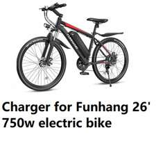   ac adapter Battery Charger for FUNHANG EB-M1 S1 C1 48v 26' 750w electric bike