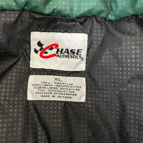 Giacca Chase Authentics uomo taglia XL Dale Earnhardt Jr nero verde racing nylon - Foto 13 di 18