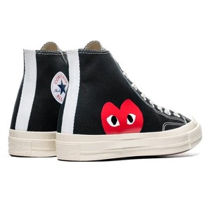 commes des garcon converse black high top