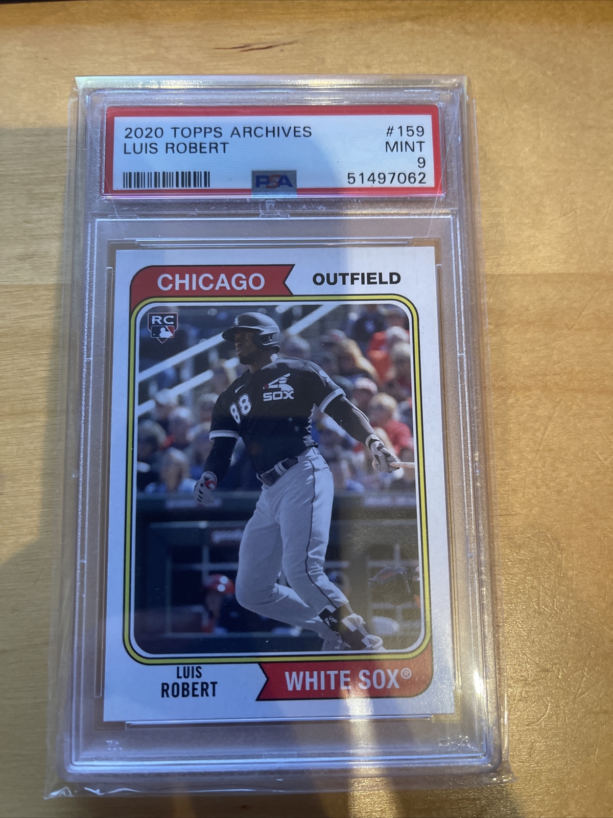 PSA 9 2020 TOPPS ARCHIVES LUIS ROBERT RC #159