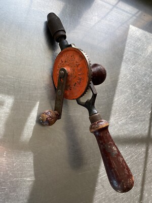 Vintage Stanley No 805 Handwerker Eierschläger Handkurbel Bohrmaschine 