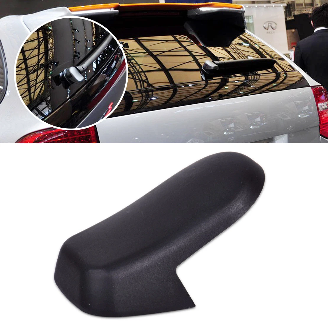Rear Wiper Arm Cover Hatch Window Switch Cap Fit For Cayenne 955