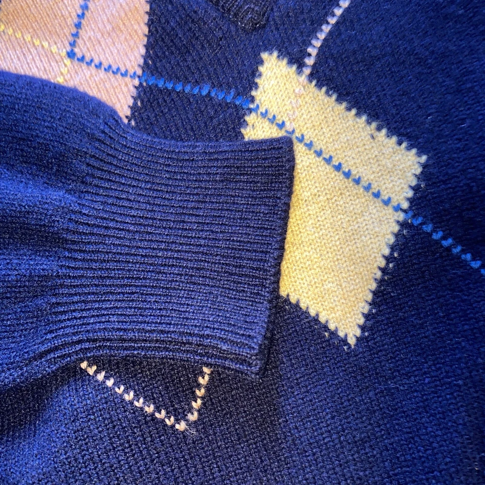 Suéter Lyle & Scott Hawick Escocia 100 % pura lana de cordero para hombre manga larga L golf Foto 3 de 4