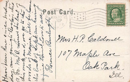 PORTSMOUTH NH CHRIST CHURCH RUSSIAN PEACE TREATY COPPER WINDOW POSTCARD 061725 U - Imagen 2 de 2