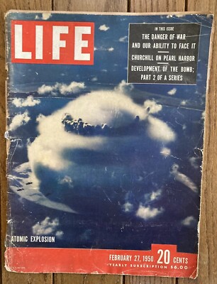 Life Magazine February 27, 1950 - Atomic Explosion Mid