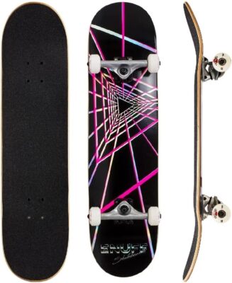 Enuff Skateboards Futurism Complete Skateboard Erwachsene Unisex Schwarz 8'' x...