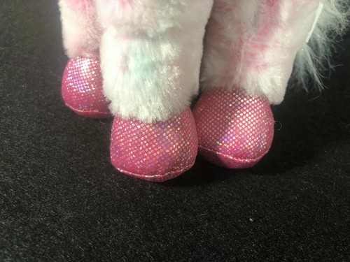 Webkinz Virtual Pet Plush PINK PONY Stuffed Lovey Toy Sparkle hooves Sewn eyes - Picture 3 of 8