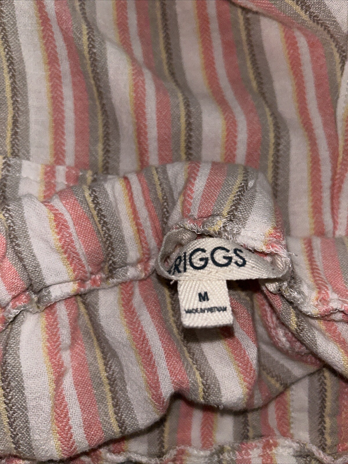 Briggs Medium Drawstring Stretch Striped Multicol… - image 3