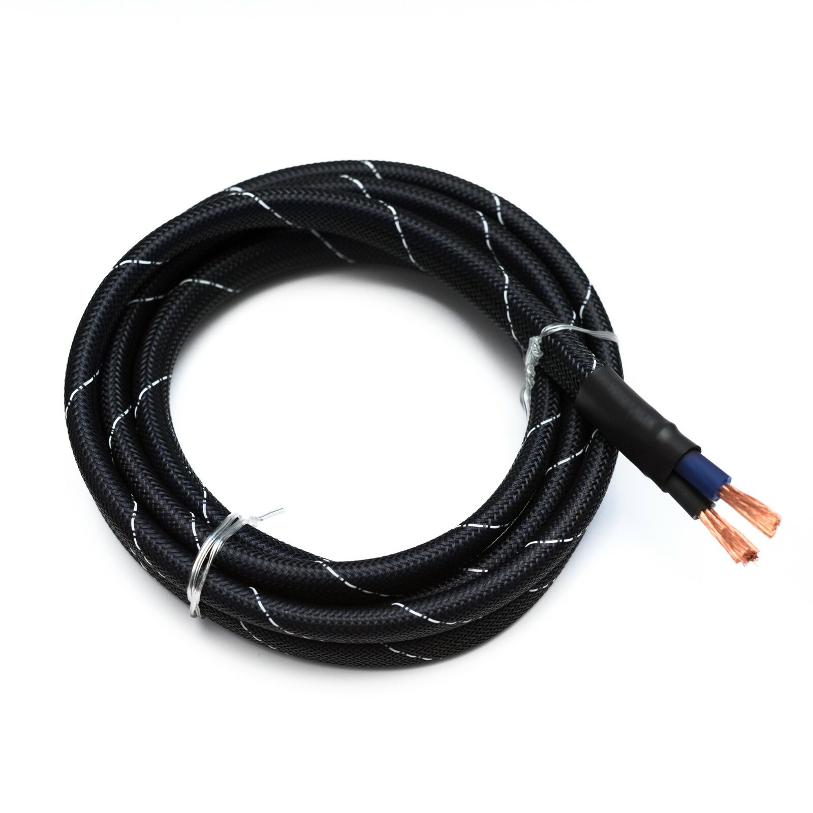  2m 8 AWG Speaker Cable – Oxygen Free Copper - Blue/Black - Chameleon Cable