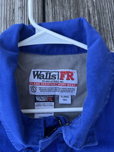 Blue Walls FR Flame Fire Resistant Jacket SZ XL Tall. See desc. for condition - Picture 2 of 20