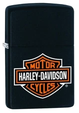Zippo Harley-Davidson Logo Black Matte 218HD.H252