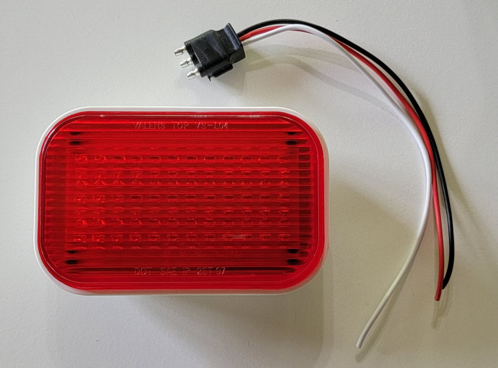 Valens Tail Light Red 60led Stop/turn Grommet & Wiring 12v Vsl04 Loc11in for sale online eBay