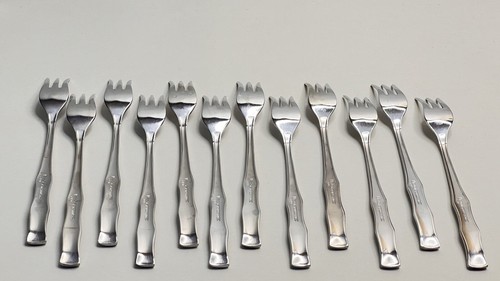 12 ELD13 ELDAN Bambus Gabel 6" Meeresfrüchte Cocktail Mini Wurstwaren Hors d'oeuvres - Bild 7 von 8