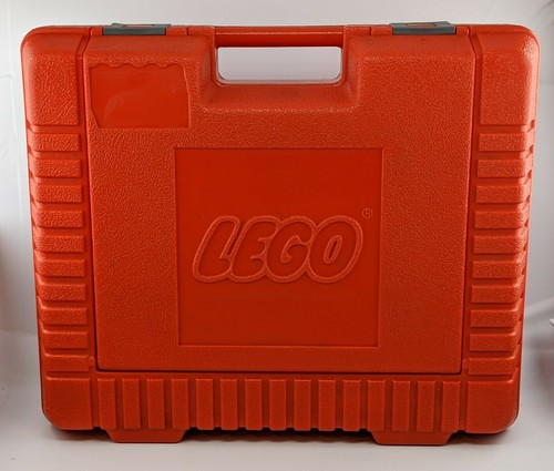 Lote de estuche de transporte de almacenamiento Lego vintage con ladrillos/bloques/minifiguras 1985 - Imagen 11 de 11